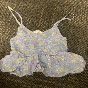 Ruffle tank top!
